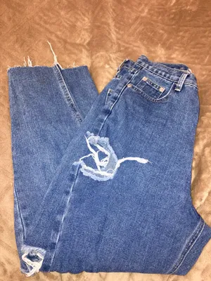 ThCReasa Blue Denim Jeans Size 26 thumbnail 4