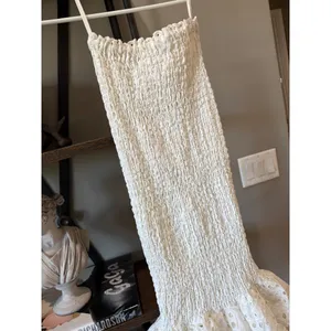Charo Ruiz Ibiza Liliana Eyelet Midi Skirt White Fruition Womens Size Small thumbnail 6