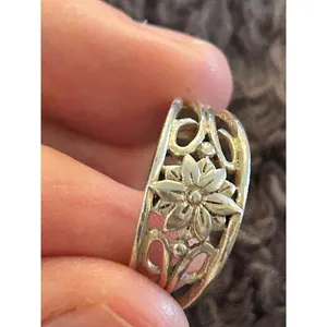 Ring band 925 sterling silver size 8.5 g40 thumbnail 3