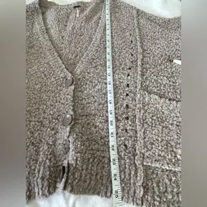 FREE PEOPLE FALL FRIEND CARDI CARDIGAN~OVERSIZED MARLED KNIT SWEATER.Size XS. thumbnail 12