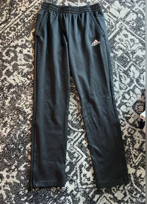 Adidas black sweatpants size medium thumbnail 1