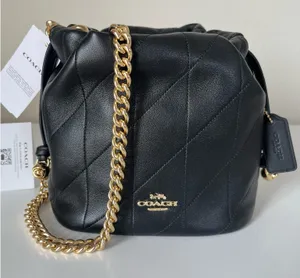 Coach Faye Mini Drawstring Bag With Quilting thumbnail 1