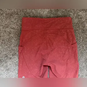 Lululemon Track and Train Short 8" *Embossed in Speckle Emboss Soft Cranberry 6 thumbnail 10