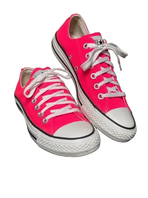 Converse All Star Low Top Women's Pink Sneakers Size 7 thumbnail 8