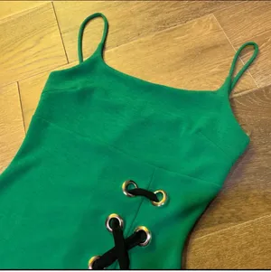 Green Lace-Up midi Dress size M thumbnail 15