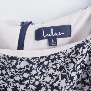 Lulu's Floral Long Sleeve Square Neckline Mini Dress thumbnail 10