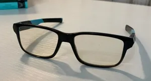 Oakley Field Day Youth Eyeglass Frames Black Ink/Turquoise thumbnail 1