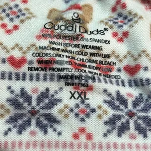 Cuddl Duds Pajama Set Cream XXL‎ thumbnail 6