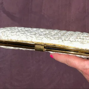 Vintage Elegant Cream Clutch Bag thumbnail 4