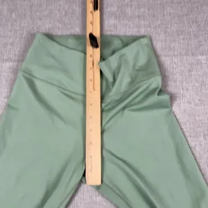 Nike Dri-FIT Leggings Womens XS Green Ankle Skinny Logo Yoga Running Gym Pants thumbnail 7