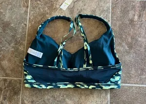 Offline By Aerie Goals Plunge Sports Bra Green Size Medium thumbnail 4