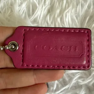 2" COACH Fob Bag Charm Hang tag Hangtag thumbnail 1