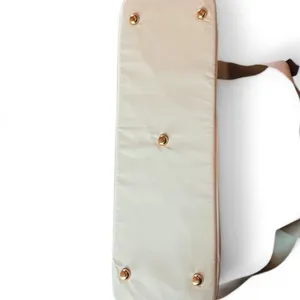 iPack Puffy Tote Bag Cream Laptop Travel Weekender Shoulder Carry On Bag thumbnail 7