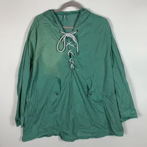Free people oversized green hooded‎ pullover thumbnail 6