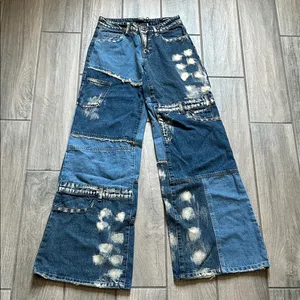 Jaded London Distressed Patchwork Jeans thumbnail 1