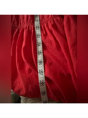 Free People Red Floral Mini Dress Size M (PTP 18.5”) thumbnail 14