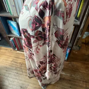 Lulu’s Shifting Dears Beige floral design L mini dress thumbnail 4