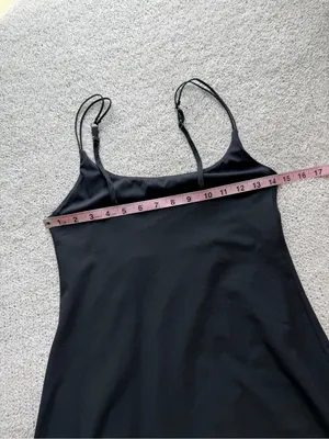 Abercrombie & Fitch Traveler Mini Dress Athletic Shorts XS Petite Black thumbnail 7