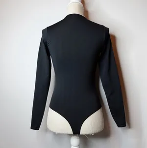 Skims Essential Crew Neck Long Sleeve Bodysuit  thumbnail 4