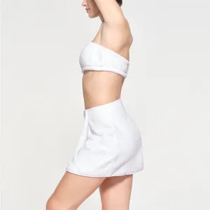)Skims TERRY COVER UPS MINI WRAP SKIRT size‎ XL NWT thumbnail 9
