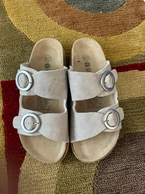 Women’s Slip On Sandals Adjustable Cork Stone Color Women’s US 8 Runs Wide thumbnail 1
