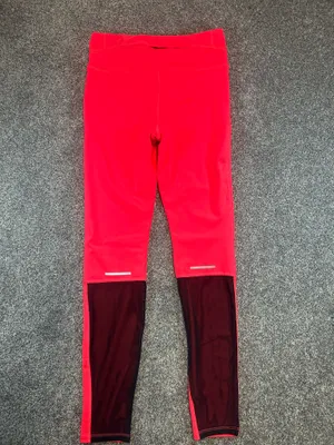 The North Face Trail Running Leggings Hot Pink/Coral Mesh Pocket Women’s M thumbnail 5
