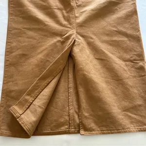 - Vintage Camel Brown Long A-Line Skirt - Size 6 thumbnail 3