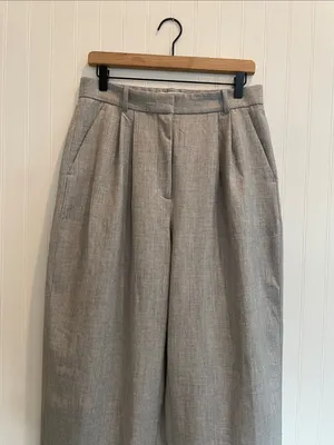 ABERCROMBIE & FITCH Curve Love A&F Sloane Tailored Wide Leg Pant Size 30 | 10L thumbnail 5