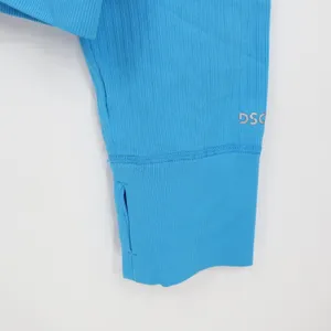 DSG Momentum Seamless 1/4 Zip Pullover Aqua Blue Womens XXL thumbnail 4