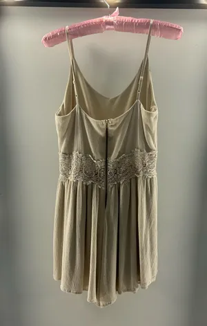 Beige Romper Tan thumbnail 2