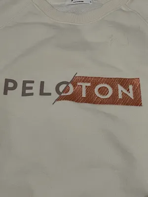 Peloton New White And Pink Sweatshirt S thumbnail 3
