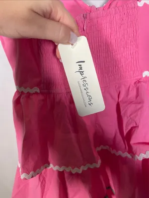 Impressions Boutique Tiered Mini Dress Small New With Tags thumbnail 4