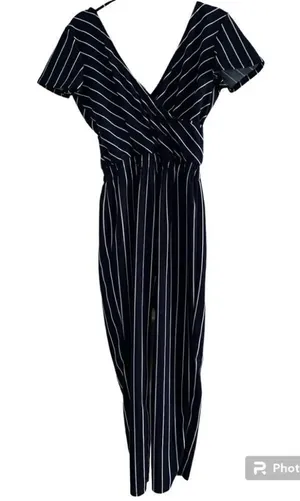 New Look Jumpsuit. Size: S. Navy blue & white. thumbnail 1