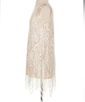 Elegant Cream Lace Dress thumbnail 7