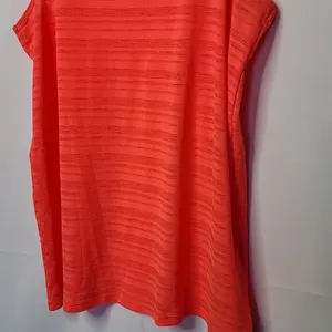 Nike dri -fit neon razorback tank top sz Medium thumbnail 2