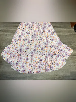 GRACE KARIN Floral Smocked Ruffle Maxi Dress Size S thumbnail 11