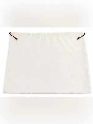 Coach Cream Drawstring Dust Bag with Logo thumbnail 2