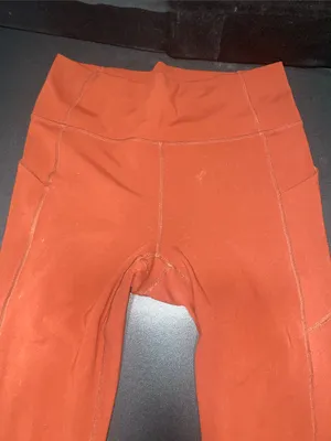 Fabletics Rust Leggings with Pockets Sz L thumbnail 4