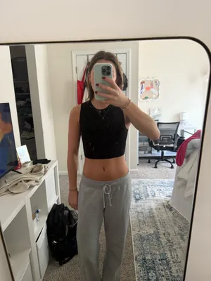 ZARA Black Top Cropped thumbnail 4