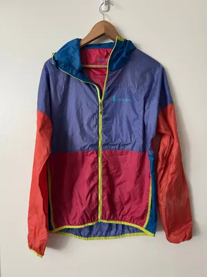 Cotopaxi M Teca Women’s Zip Up Colorblock Rain Jacket thumbnail 1