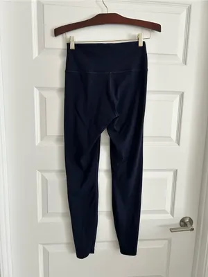 Quince Navy Blue Leggings Size M thumbnail 5