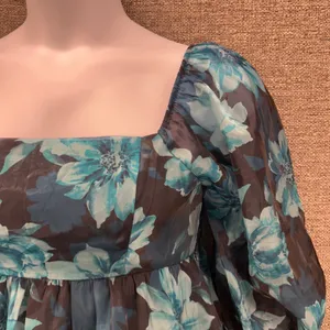 Milkmaid‎ Mini Dress Blue Brown Large thumbnail 3