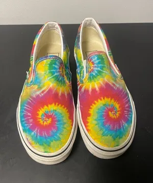 Vans Women's Tie Dye Slip On Sneakers Size W-7 M-5.5 SKU 2078 thumbnail 1