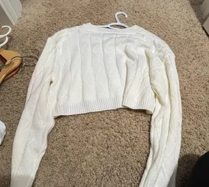 SHEIN crop sweater thumbnail 2