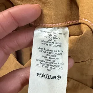 Maeve The Colette Cropped Wide Leg Pants in Mustard Yellow Size 34 High rise thumbnail 5