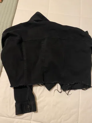 Black Label Crop Denim Jacket thumbnail 2