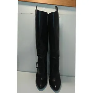 Black equestrian Gucci Elizabeth knee high boots sz 6 thumbnail 7