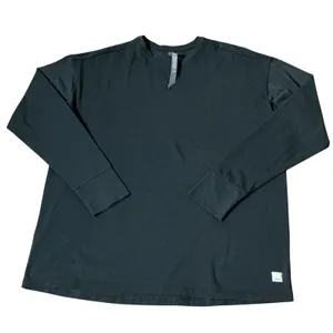 Vuori Womens Gorpcore Long Sleeve Crewneck Top Black XS‎ VW1028 Relaxed Fit thumbnail 1