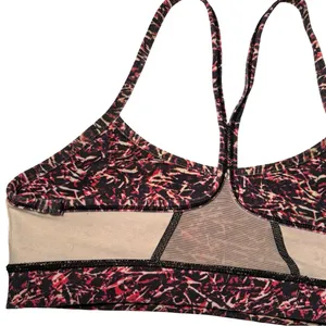 Lululemon Flow Y Bra IV Mini Ripple Boom Juice Multi / White thumbnail 9