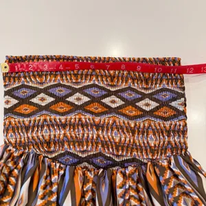 Miss Me Boho Patterned Strapless Maxi Dress‎ Size Small thumbnail 4